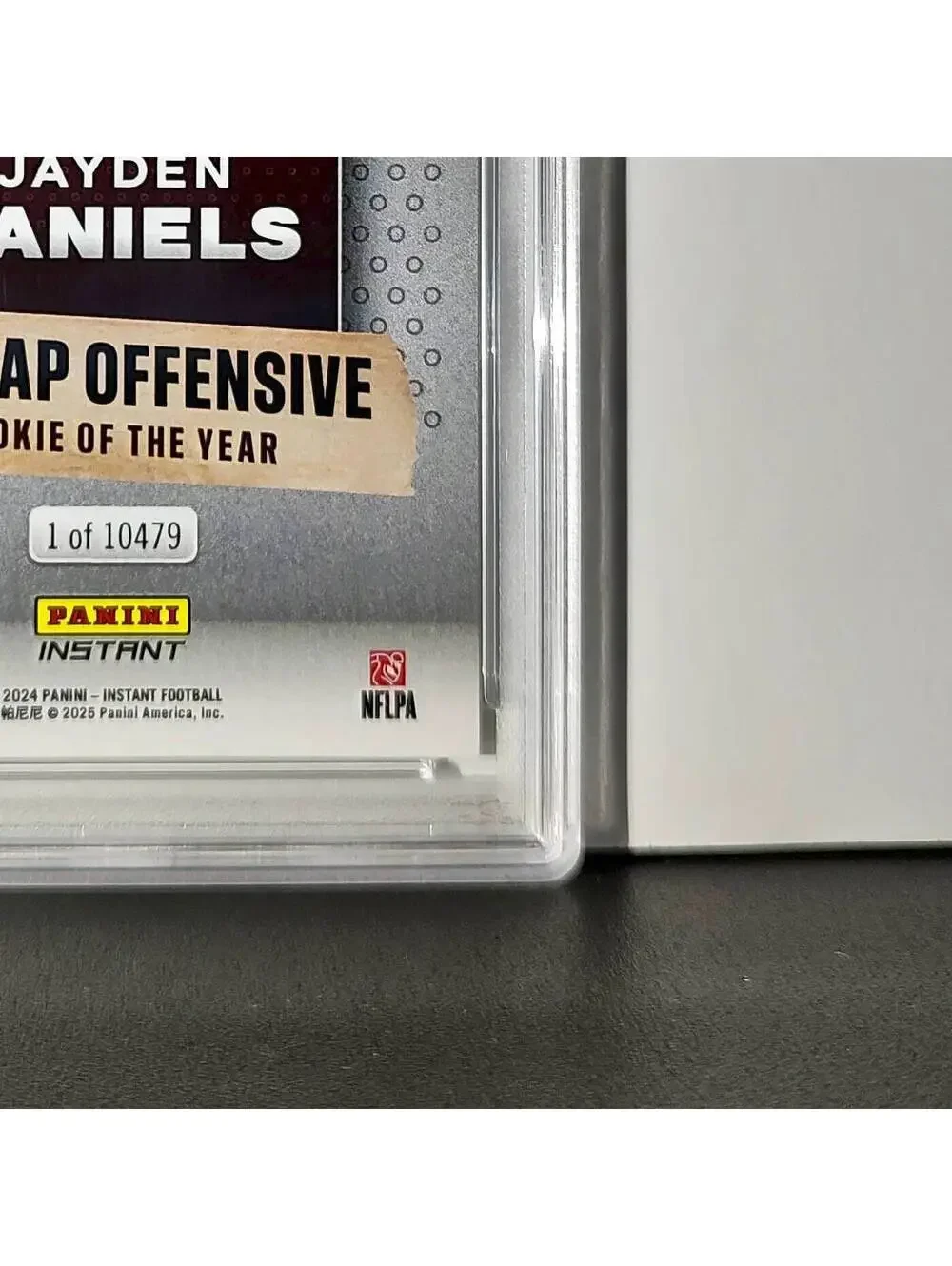 Jayden Daniels 2024 Panini NFL AP Offensive Rookie of the Year Commanders PSA 10